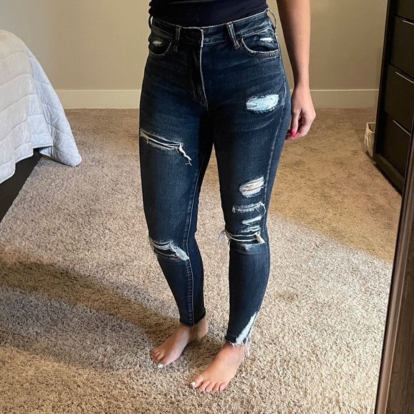 AE Super Hi-Rise Destroyed Jegging - Picture 2 of 4